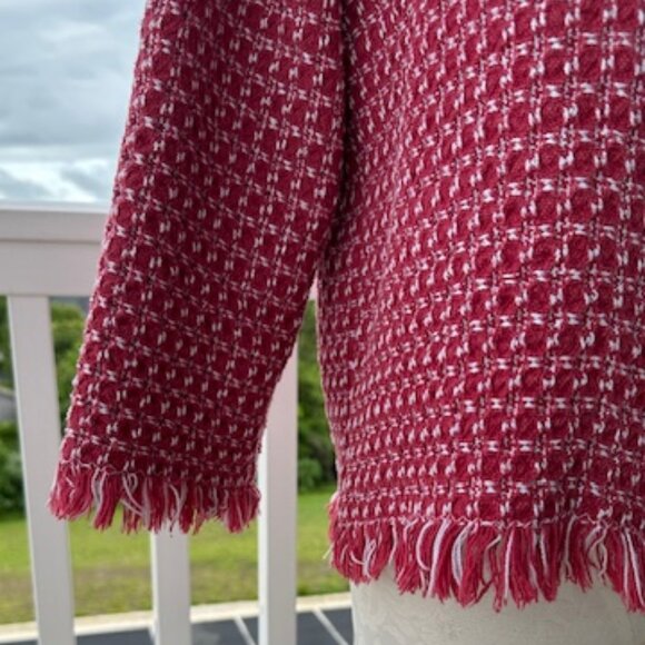 40's style Swing Jacket - Upcycled tablecloth - Picture 3 of 10